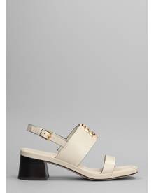 Tory Burch Sandals In Beige Leather