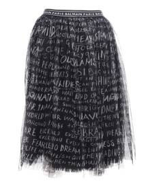 Balmain Tulle Skirt