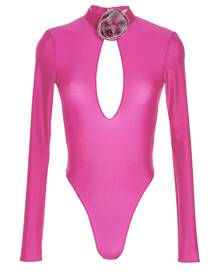 Giuseppe di Morabito Pink Lycra Bodysuit