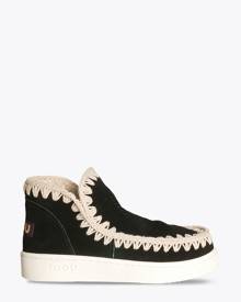 Mou Summer Eskimo Sneaker Per.sue Black suede slip-on ankle boot - Summer eskimo sneaker