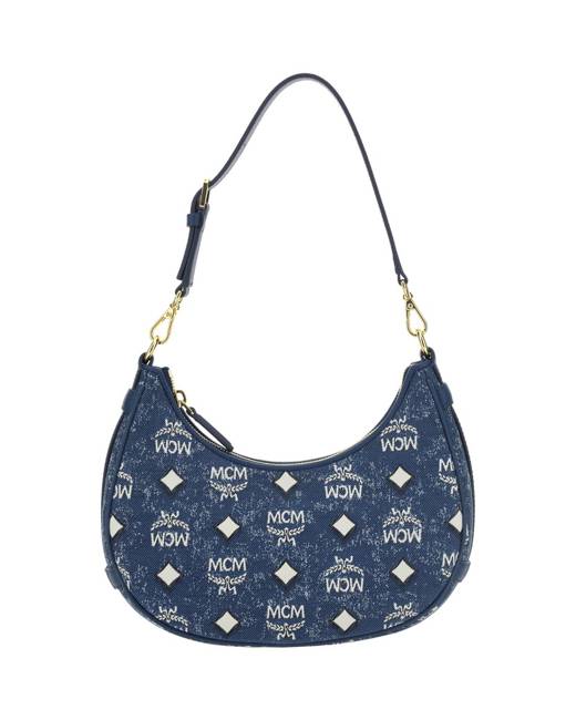 Mcm large hot sale hobo bag