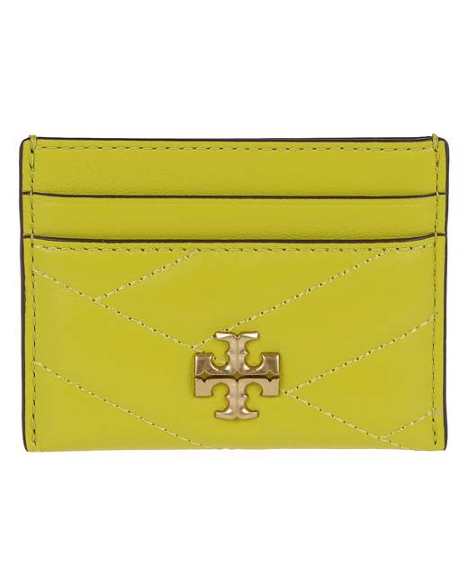 Tory Burch Red Kira Chevron Bi-Fold Wallet at FORZIERI