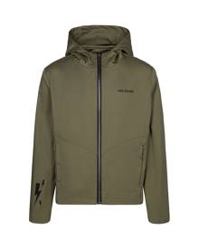 Neil Barrett Military Green Windbreaker With Logo