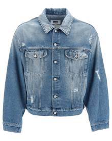 MM6 Maison Margiela Distressed Denim Jacket