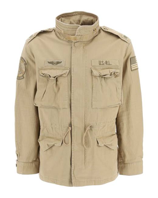 Ralph lauren mens military on sale jacket