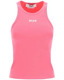 MSGM Logo Embroidery Tank Top
