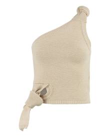 Jacquemus Noeud Knitted One-shoulder Top