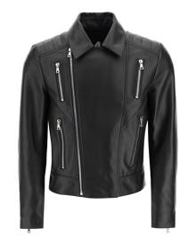 Balmain Leather Biker Jacket