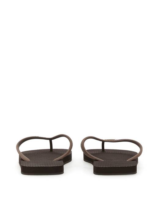 サンダル Dsquared Rubber Thong Sandal Dsquared2 Buckle Embellished Thong Sandals - Black | ModeSens