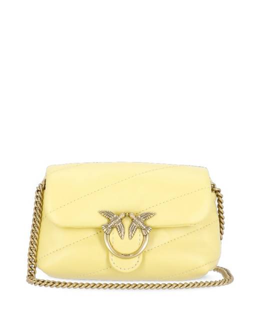 Le Parmentier Lime San Pedro Leather Shoulder Bag at FORZIERI