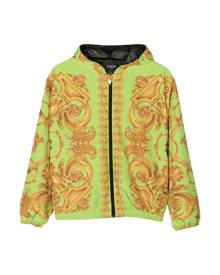 Young Versace Lime Green Bomber Jacket Unisex Kids