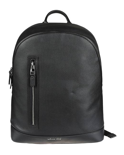 Michael+Kors+Black+Backpack+Men+100+Auth+Bag+Leather+Classic+Style