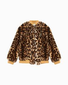 The Animals Observatory Animalier Print Bomber Jacket