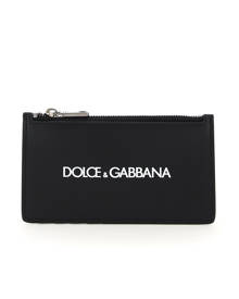 Dolce & Gabbana Zipped Card Holder With Logo