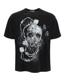 Yohji Yamamoto Crew-neck Skull Print T-shirt Yohji Yamamoto Crew-neck Skull Print T-shirt