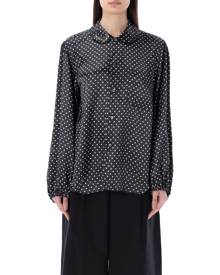 Black Comme des Garçons Polka Dot Shirt