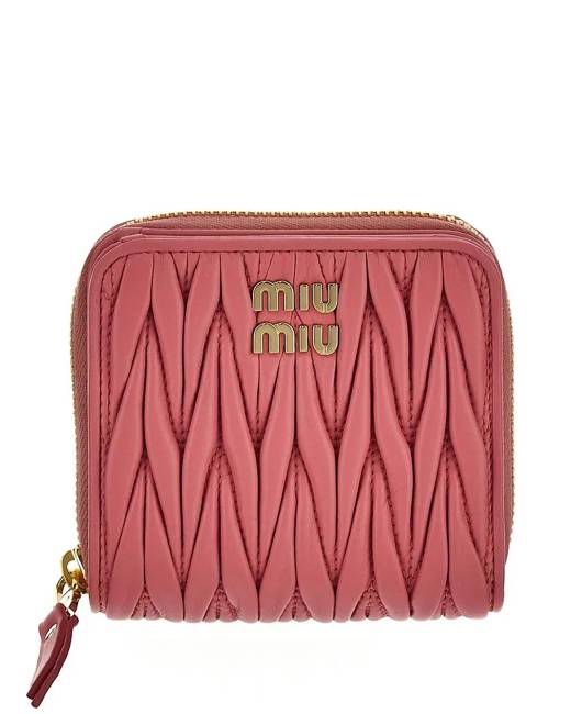 Miu Miu｜HALF-LENGTH WALLETS (5MH040 ADT7 F0615) miu MIUMIU ミュウミュウ 二つ折り財布 5MH040 2DT7 レディース