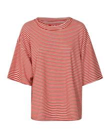 Labo.Art Pinstripe Oversized T-shirt