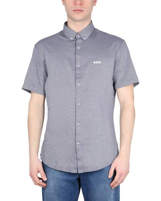 hugo boss half sleeve shirts