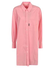 Palm Angels Gd Oversized Logo Shirt Dress Palm Angels Gd Oversized Logo Shirt Dress