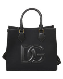 Dolce & Gabbana Logo Patched Top Handle Tote