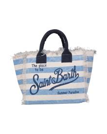 Totes bags Mc2 Saint Barth - Vanity denim effect canvas beach bag -  VANI001INDIGO