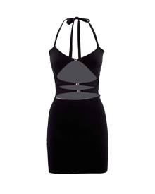 Eleonora Gottardi Short Cut Out Dress