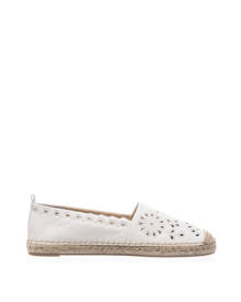Polo Ralph Lauren Flat Espadrille With Cut-out Embroidery
