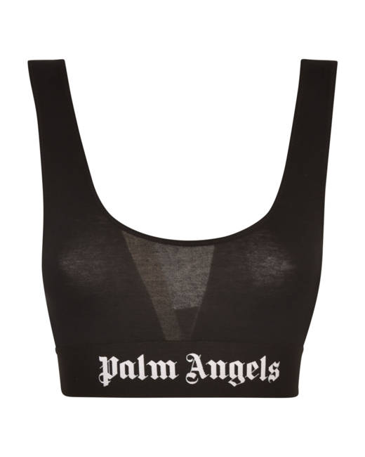 Palm Angels logo-strap Triangle Bra - Farfetch