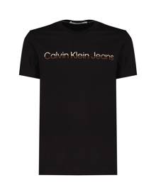 Calvin Klein T-shirt With Contrasting Logo Calvin Klein T-shirt With Contrasting Logo