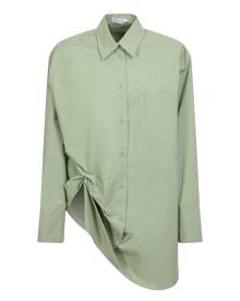 J.W. Anderson Eyelets Oversize Green Shirt J.W. Anderson Eyelets Oversize Green Shirt