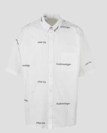 Balenciaga All Over Logo Shirt