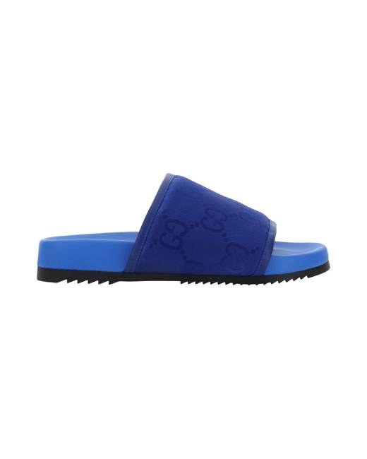 Blue gucci flip flops new arrivals