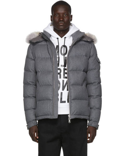 mens moncler jacket grey