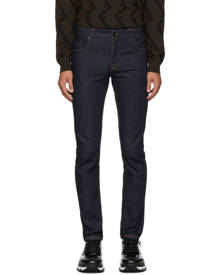 Fendi Blue Forever Fendi Skinny Fit Jeans