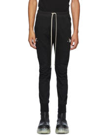 Rick Owens Black Jersey Jogger Cargo Pants