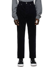 Carhartt Work In Progress Navy Corduroy Newel Trousers