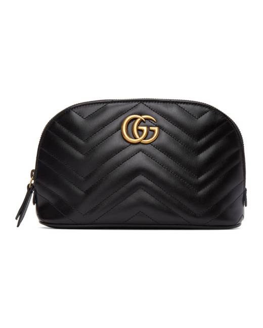 gucci makeup bag black