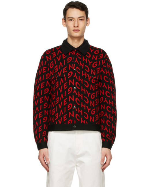 Red givenchy store jacket