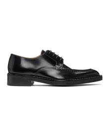 AMI Alexandre Mattiussi Black Pointed Toe Derbys