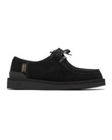 Suicoke Black COC-SEVAB Lace-Up Loafers