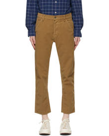 rag and bone Khaki Moleskin Workwear Trousers