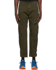 C.P. Company Khaki Stretch Sateen Trousers