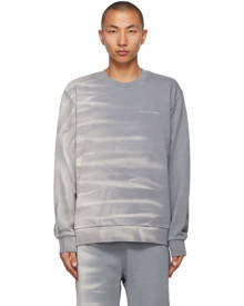 Feng Chen Wang Grey Tie-Dye Sweatshirt