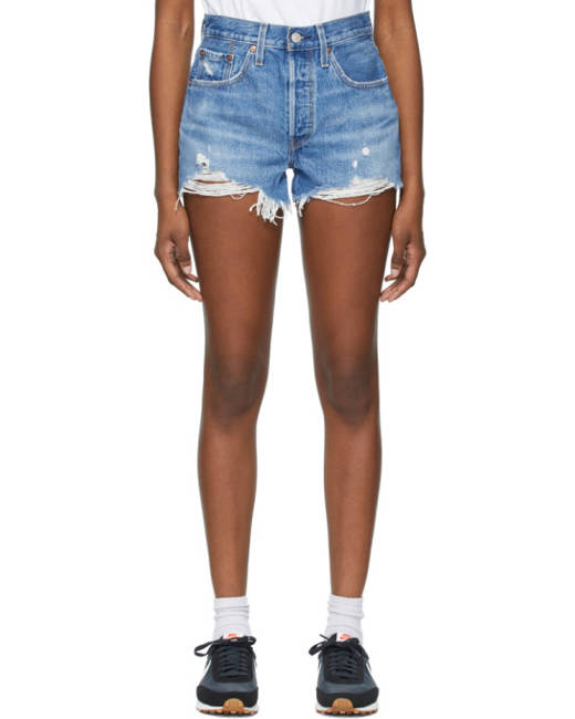 denim shorts women levi