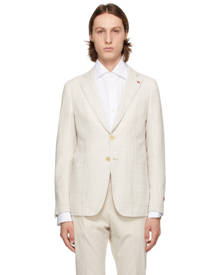 Isaia Beige Capri Blazer