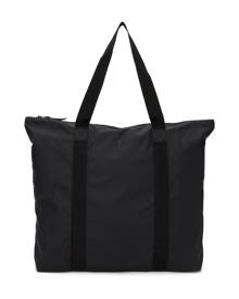 RAINS Black Waterproof Tote