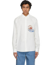 Jacquemus White Cherries La Chemise Henri Shirt