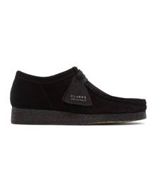 Clarks Originals Black Suede Wallabee Moccasins