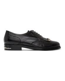 Toga Virilis Black Polished Brogues